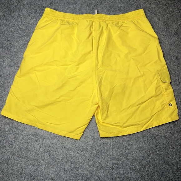 Polo Ralph Lauren Swim Trunks Mens XL Yellow Board Shorts Inseam Lined - Picture 2 of 10